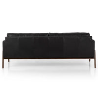 Diana Leather Sofa, Heirloom Black