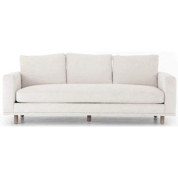 Dom 87" Sofa, Bonnell Ivory