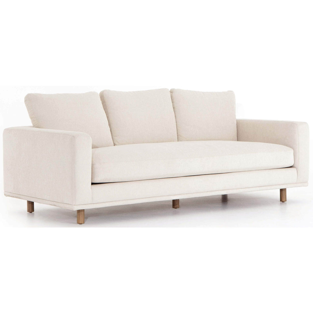 Dom 87" Sofa, Bonnell Ivory