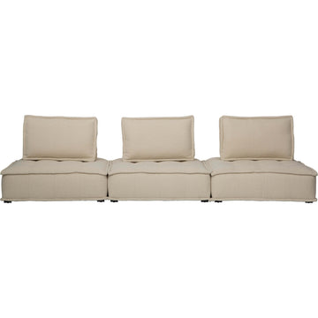 Element II Club Modular Sofa, Ivory Boucle