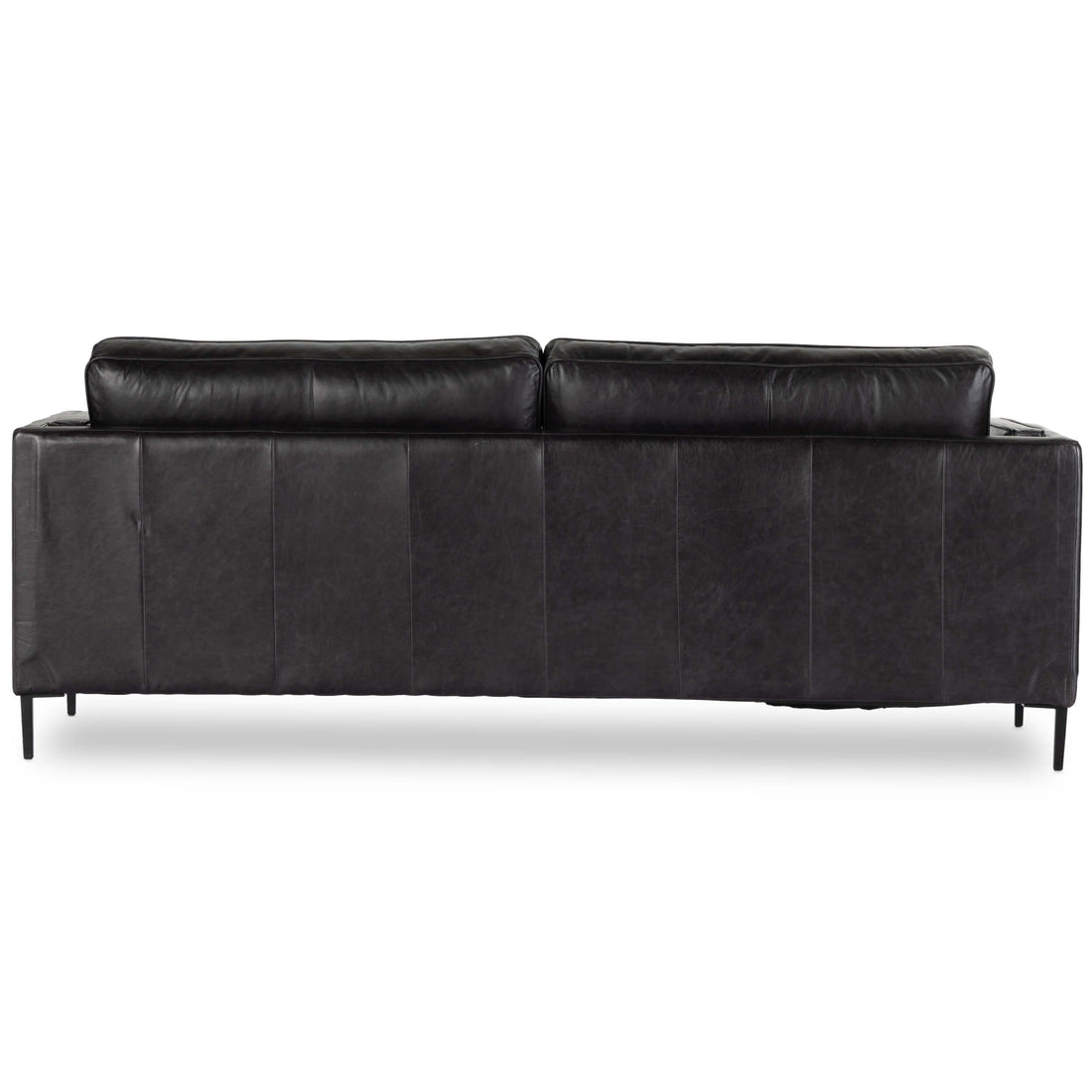 Emery Leather Sofa, Sonoma Black