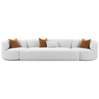 Fickle 3 Piece Modular Sofa, Grey