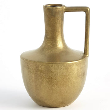 Handle Vase, Gold