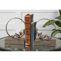 Lounging Reader Bookends, Set of 2