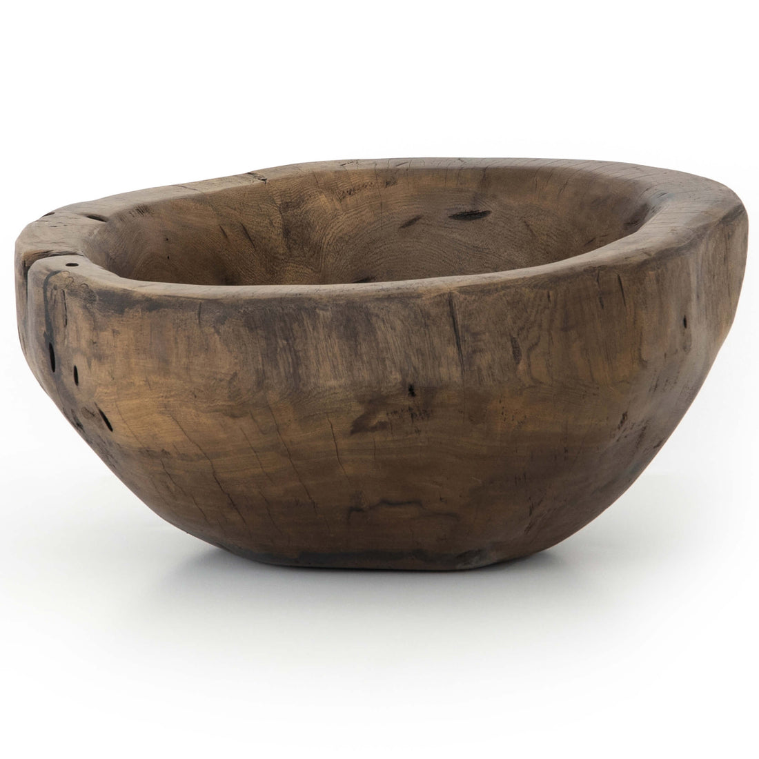 Reclaimed Wood Bowl, Ochre