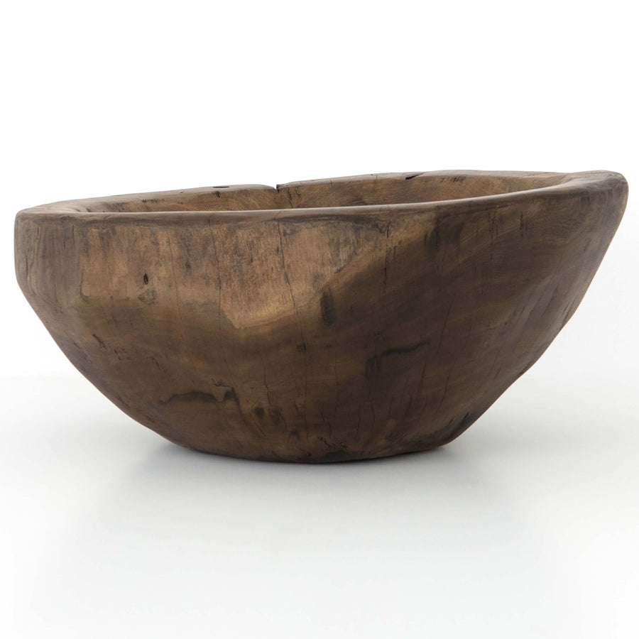 Reclaimed Wood Bowl, Ochre