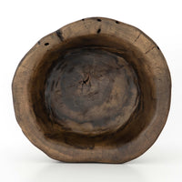 Reclaimed Wood Bowl, Ochre