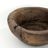 Reclaimed Wood Bowl, Ochre