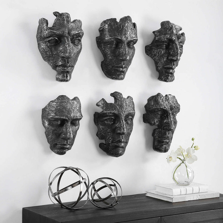 Self-Portrait Wall Decor, Set of 6