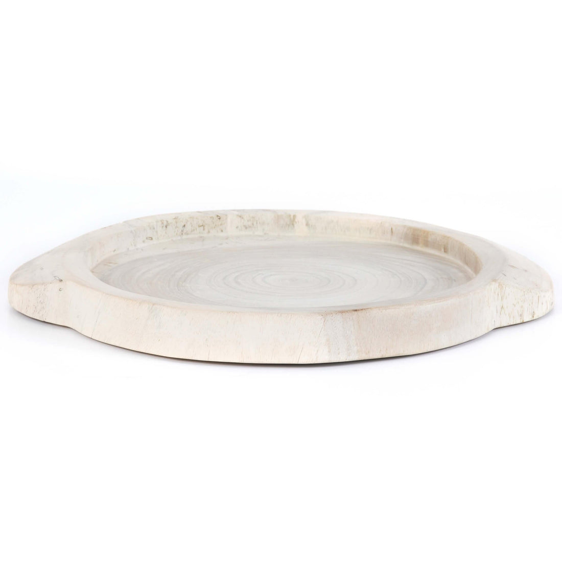 Tadeo Round Tray, Ivory