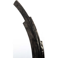 Balceta Circular Sculpture, White Marble