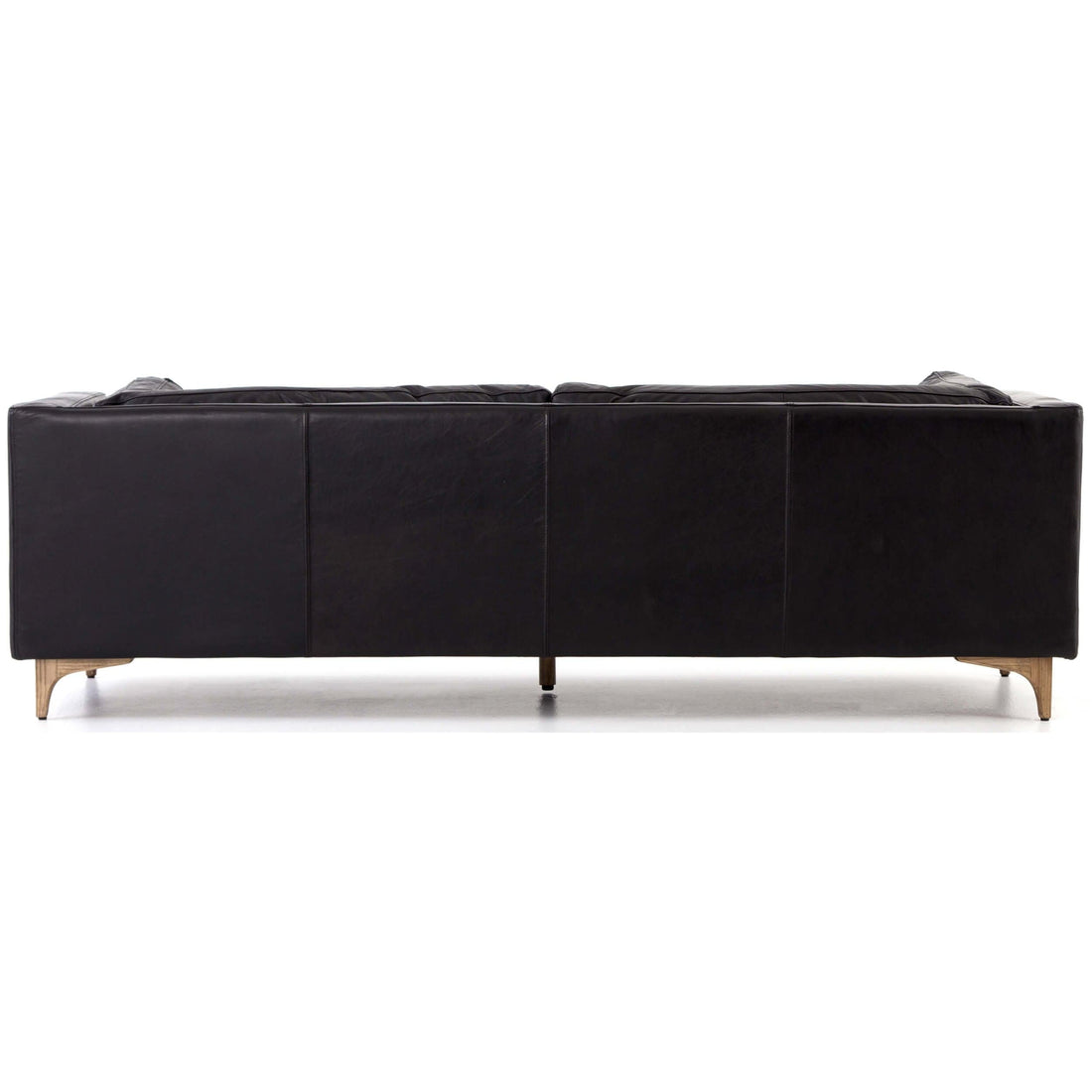Beckwith Leather Sofa, Rider Black