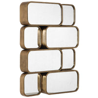 Canute Mirror, Antique Gold