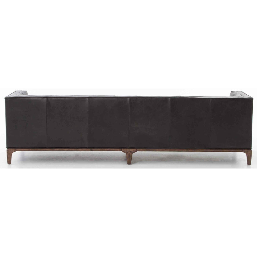 Dylan Leather Sofa, Rider Black