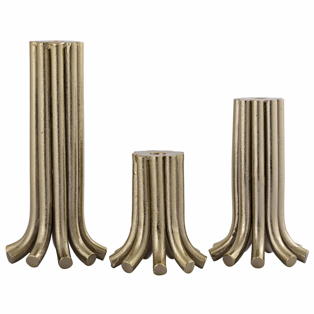 Contour Candleholders, Set of 3