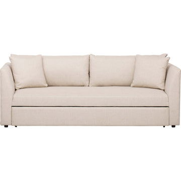 Dempsey Trundle Bed Sofa, Crevere Creme