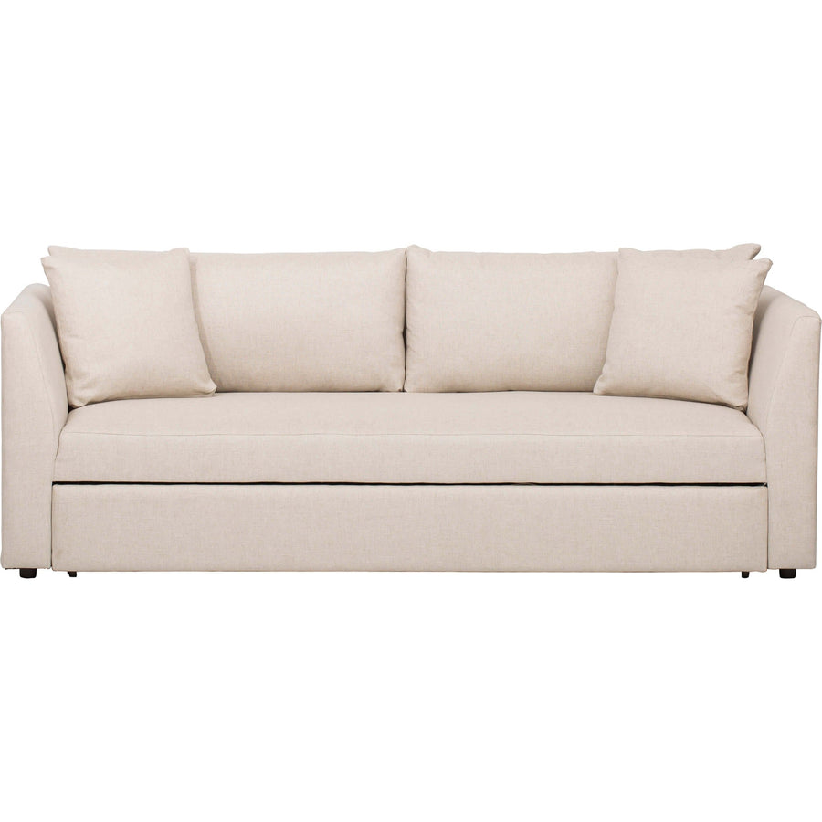 Dempsey Trundle Bed Sofa, Crevere Creme