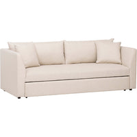 Dempsey Trundle Bed Sofa, Crevere Creme