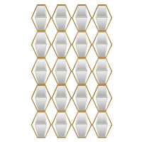 Jillian Mirrored Wall Decor