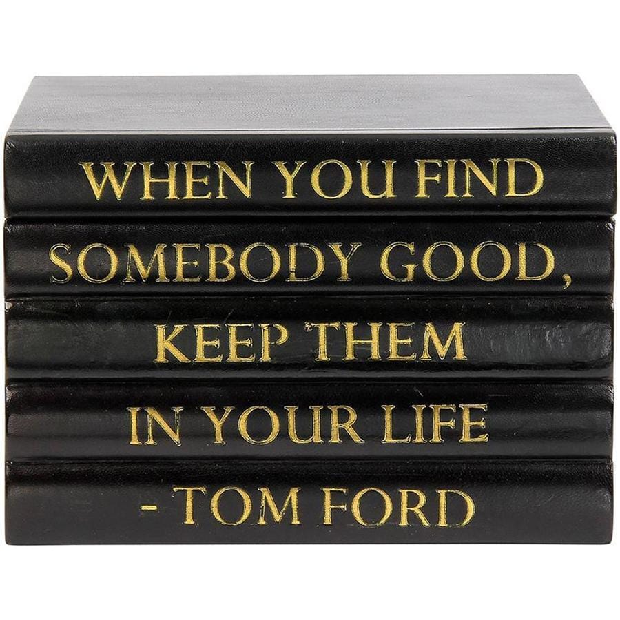 Leather "Book" Box, When You Find Somebody Good