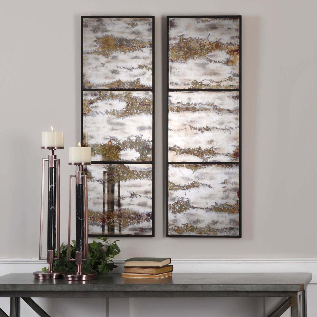 Rahila Mirrored Wall Panels, Set of 2