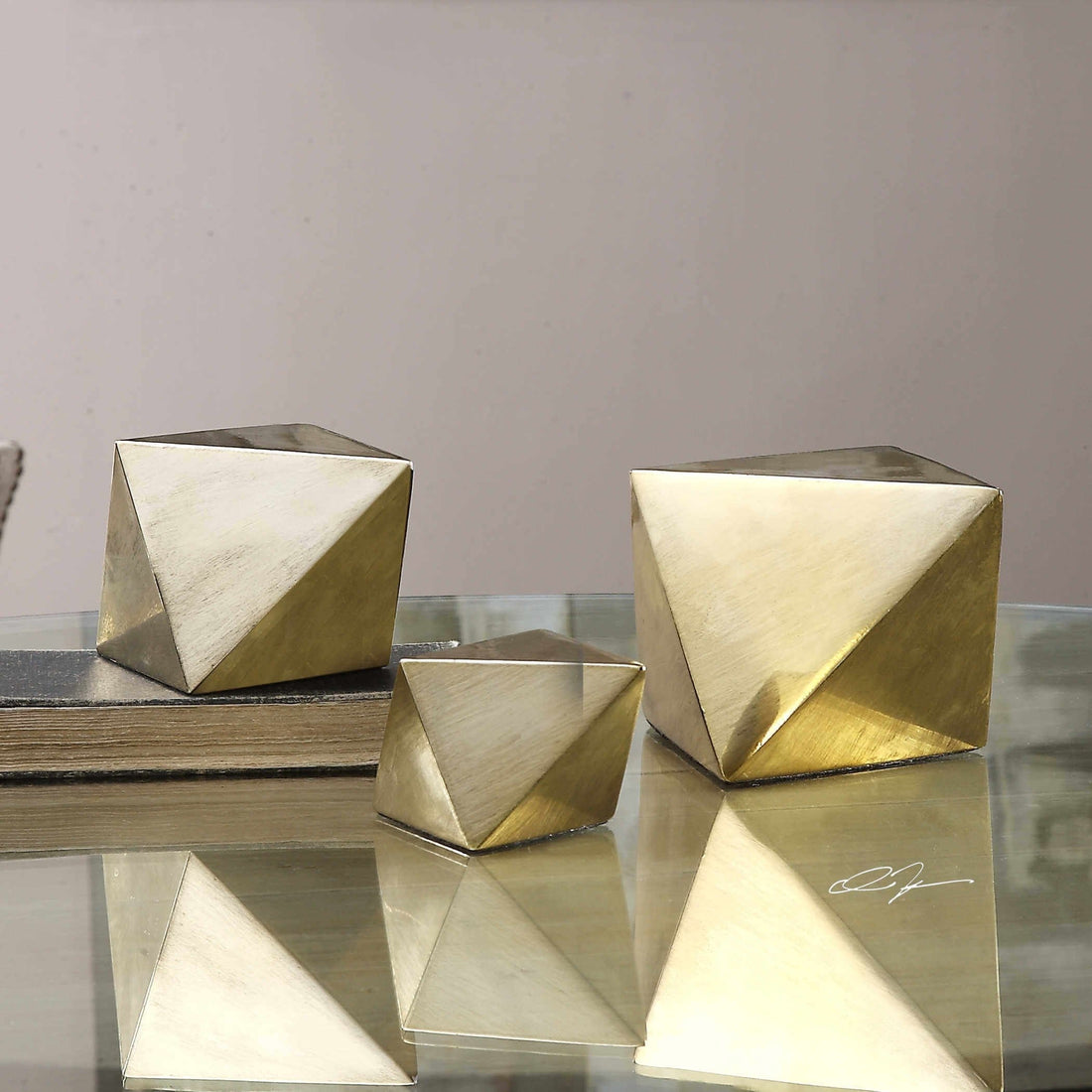 Rhombus Sculpture, Set of 3
