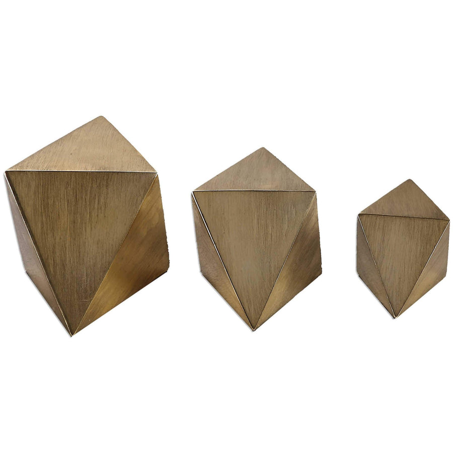 Rhombus Sculpture, Set of 3