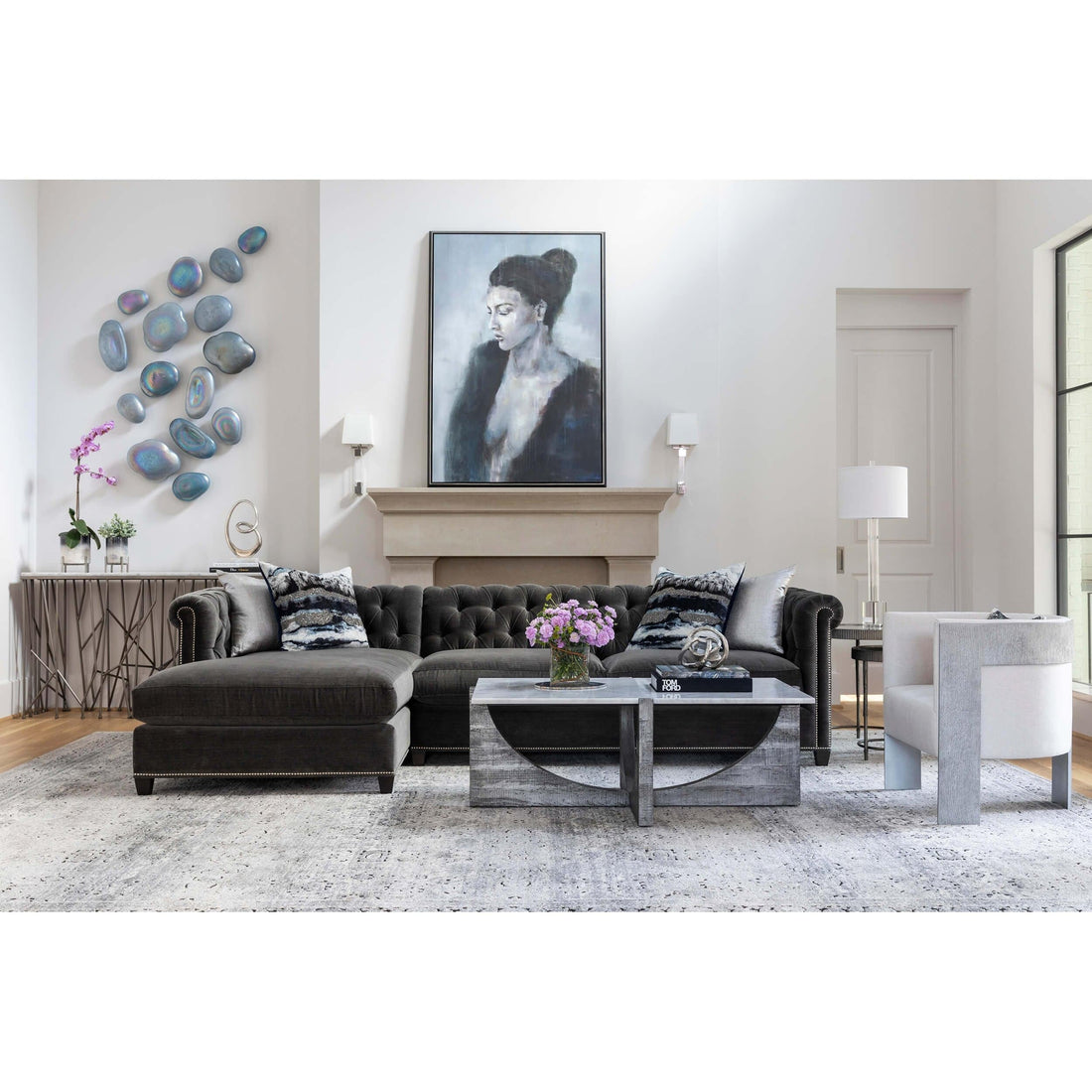 Glass Wall Gems, Set of 5